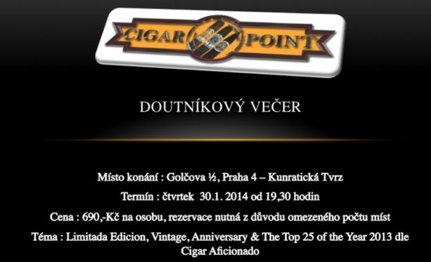 Lednový doutníkový večer